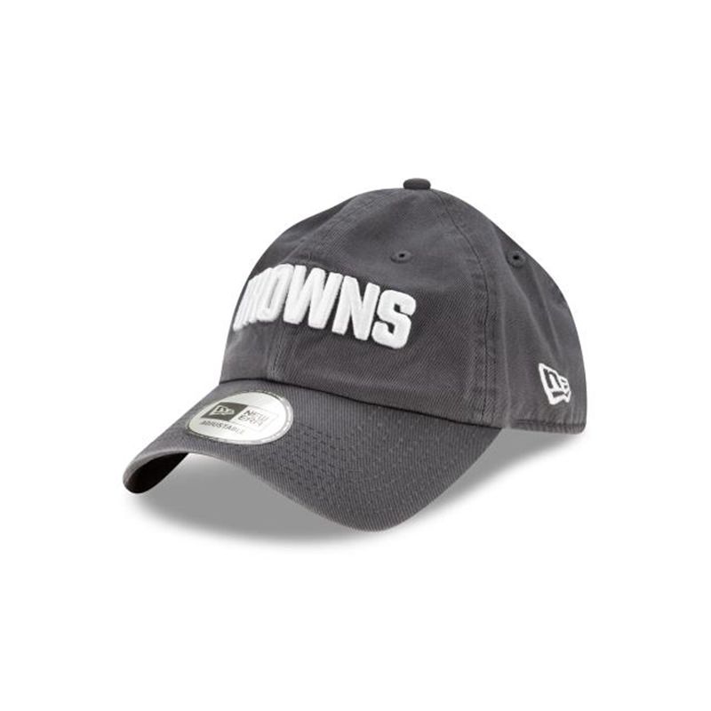 NFL Cleveland Browns Casual Classic Adjustable (SZL7925) - Grey New Era Caps